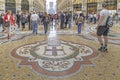 Mosaic floor in the gallery of Victor Emmanuel II in Milan