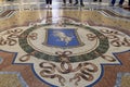 Mosaic floor in the gallery of Victor Emmanuel II in Milan