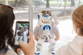 Nao robot at Wired Next Fest 2019 in Milan, Italy Royalty Free Stock Photo