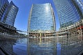 Milan, Italy, new Porta Nuova skyscrapers in Gae Aulenti square