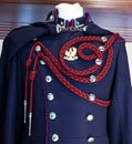 Detail of a protocol uniform of an Italian soldier Royalty Free Stock Photo