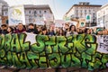 Milan, Italy - November 29: Fridays for Future strike protest, the italian students strike in Milan