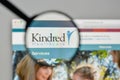 Milan, Italy - November 1, 2017: Kindred Healthcare logo on the