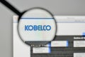 Milan, Italy - November 1, 2017: Kobe Steel Kobelco Japan logo o