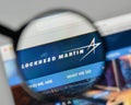 Milan, Italy - November 1, 2017: Lockheed Martin logo on the web