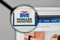 Milan, Italy - November 1, 2017: Mueller Industries logo on the