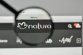 Milan, Italy - November 1, 2017: Natura Cosmeticos SA logo on th