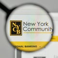 Milan, Italy - November 1, 2017: New York Community Bank logo on