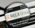 Milan, Italy - November 1, 2017: Reed Elsevier RELX Group logo o