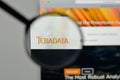Milan, Italy - November 1, 2017: Teradata logo on the website ho Royalty Free Stock Photo