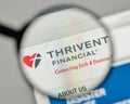 Milan, Italy - November 1, 2017: Thrivent Financial for Lutheran Royalty Free Stock Photo