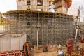 MILAN, ITALY - OCTOBER 25,2019: Construction site of new skyscraper Unipol Headquarter designed by MCA Mario Cucinella Architects