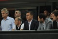 Fabio Cannavaro in the stands before the match
