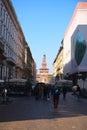 Milano Castle - Castello Sforzesco - popular tourist destination in Milan Royalty Free Stock Photo