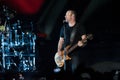 Nickelback , Mike Kroeger during the concert Royalty Free Stock Photo