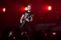 Nickelback , Chad Kroeger during the concert Royalty Free Stock Photo