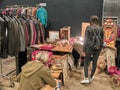 People are shopping at the vintage East Market in Milan