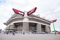 The Stadio Giuseppe Meazza or Stadium San Siro before match UEFA league champions Atalanta - Shakhtar