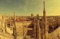 Milan, Italy panorama Royalty Free Stock Photo