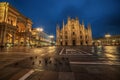 Milan, Italy: Piazza del Duomo, Cathedral Square Royalty Free Stock Photo