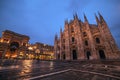 Milan, Italy: Piazza del Duomo, Cathedral Square Royalty Free Stock Photo