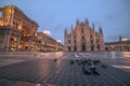 Milan, Italy: Piazza del Duomo, Cathedral Square Royalty Free Stock Photo