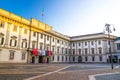 Milan, Italy, Royal Palace Palazzo Reale building at Piazza del Duomo Royalty Free Stock Photo