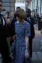 Anna Wintour after Bottega Veneta fashion show, Milan Fashion Week street style