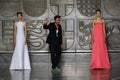 MILAN, ITALY - SEPTEMBER 20: Designer Alessandro De Benedetti walks the runway after the Mila Schon show