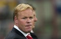 The Ajax coach Ronald Koeman before the match