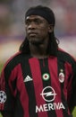 Clarence Seedorf before the match