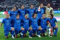 Italian national team players before the match