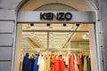 Milan, Italy - September 24, 2017: Kenzo store in Milan. Fashio Royalty Free Stock Photo