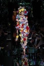 Lea Julian walks the runway at the Moschino Ready to Wear Spring/Summer 2018 fashion show Royalty Free Stock Photo