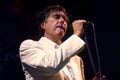 Roxy Music , The singer Bryan Ferry during the concert