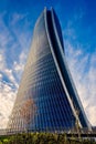 The new skyscraper Generali Headquarter designed by Zaha Hadid Architects at Citylife district.