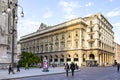 The Santa Tecla nel Duomo di Milano building near to the Cathedral of Milan - Duomo di Milano in Milan city, Italy Royalty Free Stock Photo