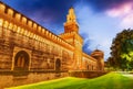 Milan, Italy - Sforza Castle in Lombardy Royalty Free Stock Photo