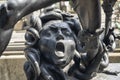 Cimitero Monumentale, historic cemetery in Milan. Gorgon Royalty Free Stock Photo