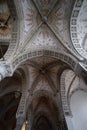 Church of Santa Maria delle Grazie in Milan, Italy. Interior Royalty Free Stock Photo