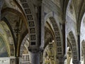 Interior of Santa Maria delle Grazie, Milan Royalty Free Stock Photo