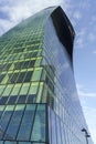 Milan, Italy: modern Citylife park: the Libeskind tower Royalty Free Stock Photo