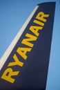 2021.09.28 Milan Malpensa Airport, Ryanair airline in Italy Royalty Free Stock Photo