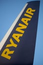 2021.09.28 Milan Malpensa Airport, Ryanair airline in Italy Royalty Free Stock Photo