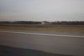 20.12.27 Milan Malpensa Airport, take-off runway Royalty Free Stock Photo