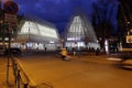 Milan,milano,castle square view and expogate Royalty Free Stock Photo