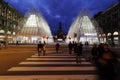 Milan,milano,castle square view and expogate Royalty Free Stock Photo