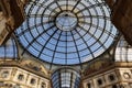 Milan,milano galleria vittorio eamanuele II dome Royalty Free Stock Photo