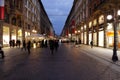 Milan,milano,late afternoon on via dante