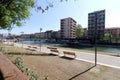 Milan,milano the navigli district,the city harbour called darsena Royalty Free Stock Photo